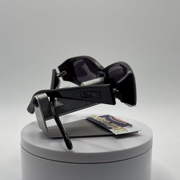 NOS Vintage Y2K Designer Sunglasses | Kenneth Cole | KC 201 | Narrow Black Zyl main image 4